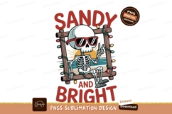 Skeleton beach vacation festive lights image Product Image 1