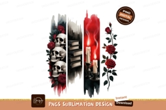 Skulls roses candles books image Product Image 1