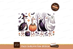 Halloween geese costumes spooky night image Product Image 1