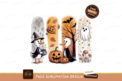 Halloween ducks pumpkins bats ghosts image Product Image 1