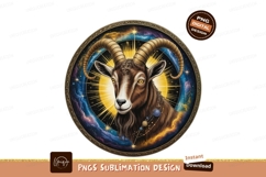 Cosmic goat celestial portrait zodiac astrology Product Image 1