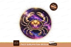 Golden crab celestial zodiac astrology horoscope Product Image 1