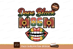Dope Black Mom Sunflowers Lips image Product Image 1