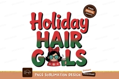 Holiday hair goals cute girl with coffee image Product Image 1