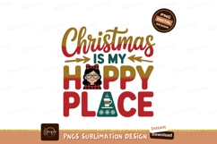 Christmas happy place festive design holiday Product Image 1