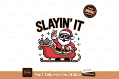 Santa sleigh gifts peace sunglasses Product Image 1