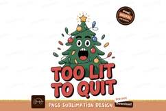 Festive tree character with bright lights christmas Product Image 1