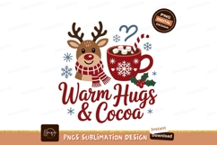 Reindeer hot cocoa holiday cheer image Product Image 1