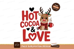 Reindeer hot cocoa love christmas Product Image 1