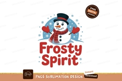 Black snowman red scarf blue hat winter holiday Product Image 1