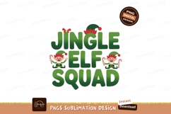 Jingle Elf Squad Christmas Graphic holiday Product Image 1