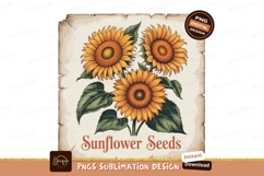 Golden sunflowers with green leaves orange yellow Product Image 1