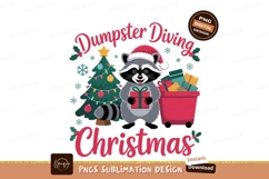 Raccoon Christmas tree gifts santa Product Image 1