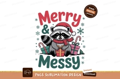 Raccoon Christmas Gifts Festive image Product Image 1
