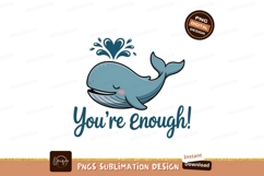 Blue whale heart spray cute Product Image 1