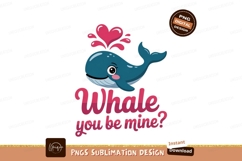 Blue whale heart spray pink Product Image 1