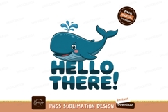 Blue whale greeting water spray Product Image 1