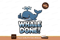 Blue whale giving thumbs up water Product Image 1