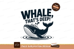 Whale deep water ocean splash Product Image 1
