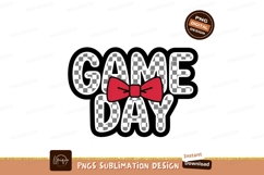 Game Day Checkered Sublimation Design Graphic Product Image 1