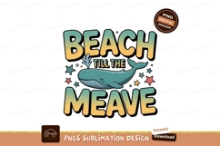 Beach till the meave whale ocean stars Product Image 1