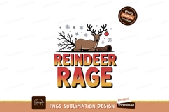 Angry reindeer log snowflakes christmas Product Image 1