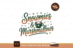Snowmies Marshmallows Drink chocolate snowflakes Product Image 1