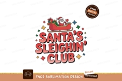 Santa sleigh gifts club christmas Product Image 1