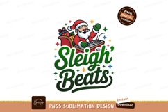 Santa D J playing music christmas sleigh Product Image 1