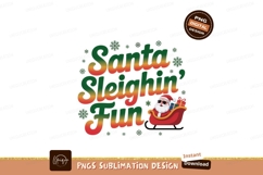 Santa Sleighin Fun christmas holiday Product Image 1