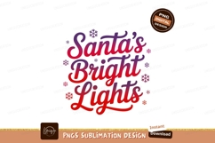Santas Bright Lights christmas holiday Product Image 1