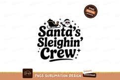 Santa Sleigh Crew christmas holiday Product Image 1