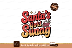 Santa&#039;s Gold Swag claus sleigh Product Image 1