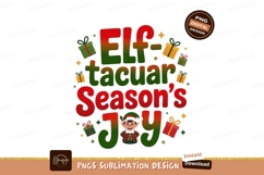 Festive elf season joy sublimation christmas Product Image 1