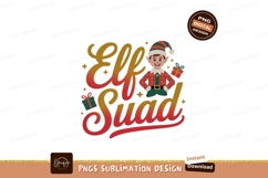 Festive elf squad holiday cheer christmas Product Image 1