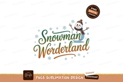 Snowman Wonderland Festive Design winter holiday Product Image 1