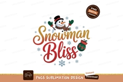 Snowman festive greeting winter holiday Product Image 1