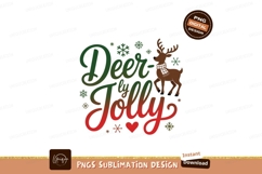 Deer Jolly Christmas Holiday winter Product Image 1