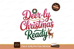 Deerly Christmas Ready wreath holiday Product Image 1