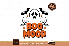 Ghost bats orange boo mood image Product Image 1