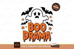 Orange ghost bats stars halloween Product Image 1