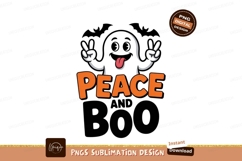 Cartoon character showing peace sign and tongue out Product Image 1