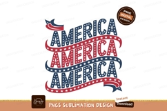 Patriotic America Design For Sublimation Png Product Image 1