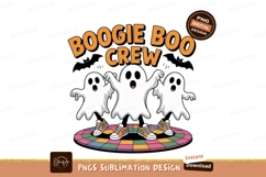 Dancing ghosts on colorful disco floor image Product Image 1