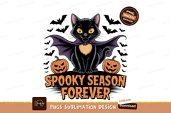 Black cat Halloween costume pumpkins image Product Image 1