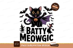 Black cat pumpkin cape spooky image Product Image 1