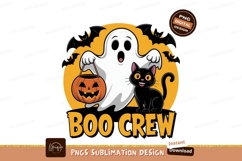 Ghost cat pumpkin bats halloween Product Image 1