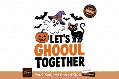 Spooky Halloween Witch Cat Pumpkin Ghoul image Product Image 1