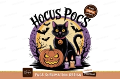 Black cat pumpkin bats candles image Product Image 1