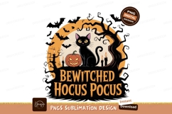 Black cat pumpkin bats candles image Product Image 1